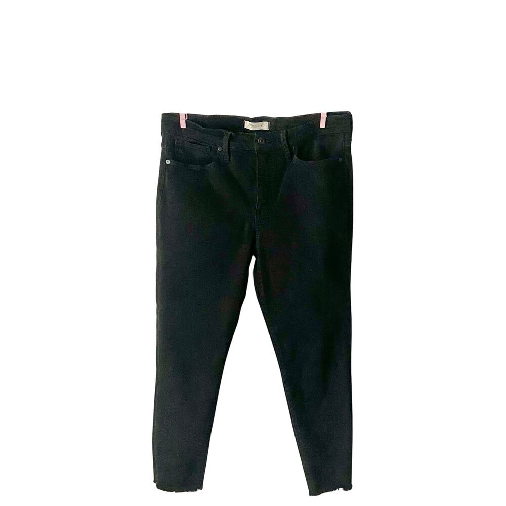 Madewell 9” High-Rise Skinny Crop Black Jeans